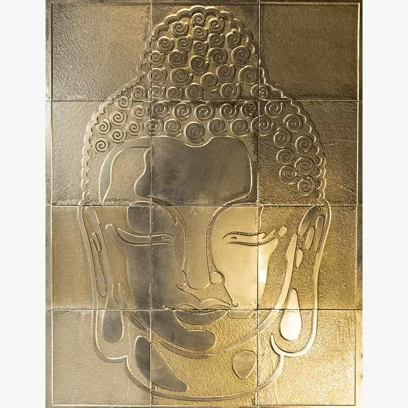metal-tiles-budha